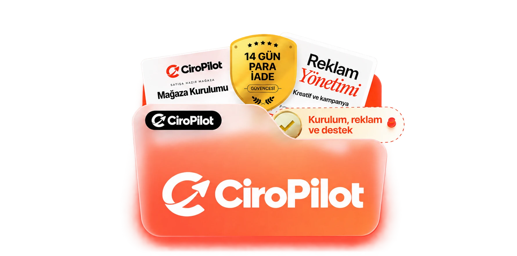 CiroPilot satışa hazır mağaza ve garanti dökümanları