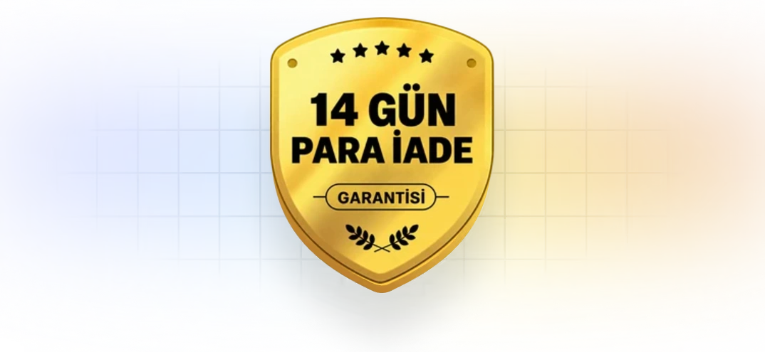 14 gün para iade garantisi
